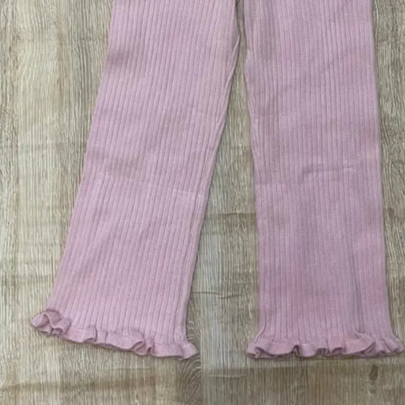 Conjunto de canalé color rosado 