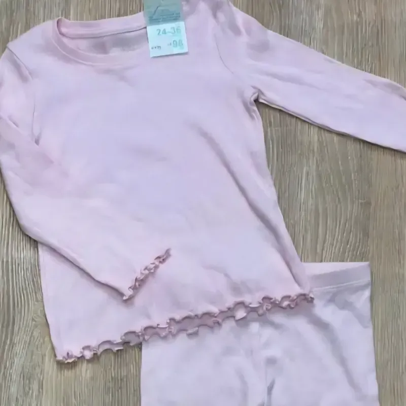 Conjunto de canalé color rosado 