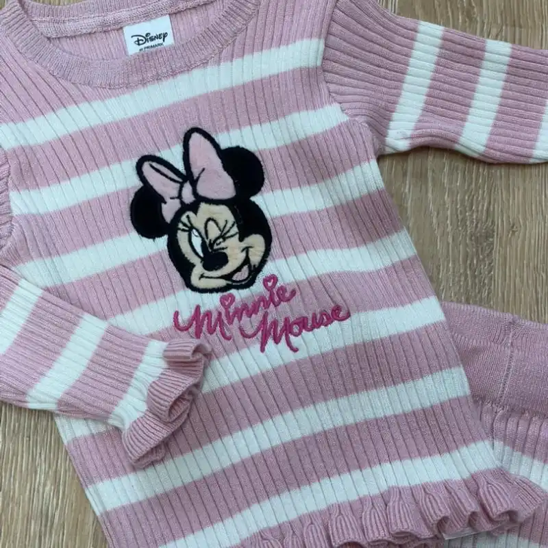 Conjunto de canalé de Minnie Mouse 