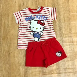 Conjunto de Hello Kitty color rojo 