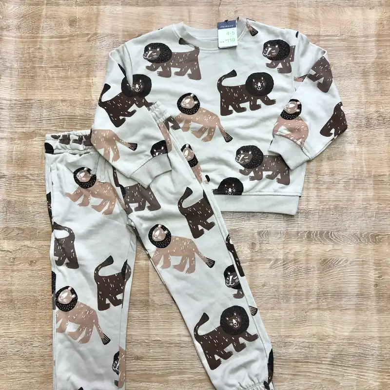 Conjunto de invierno con leones