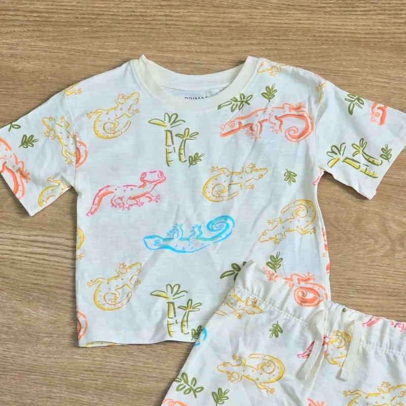 Conjunto de Lagartos con Palmas