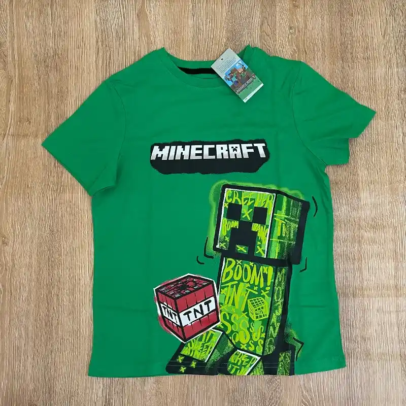 Conjunto de Minecraft pulóver verde