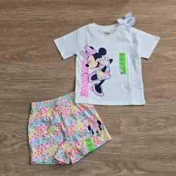 Conjunto de Minnie Mouse colorido