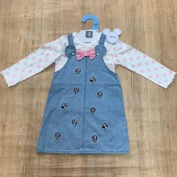 Conjunto de Minnie Mouse con overol
