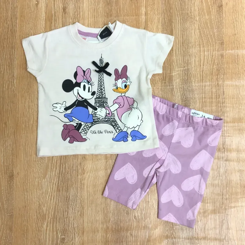 Conjunto de Minnie y Daysi "We like Paris" 