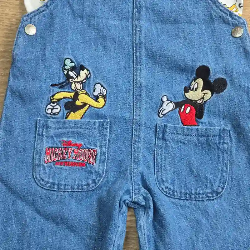 Conjunto de overol con pulover de Mickey Mouse