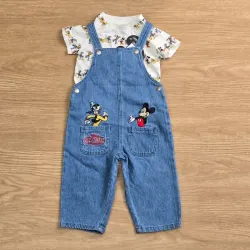 Conjunto de overol con pulover de Mickey Mouse