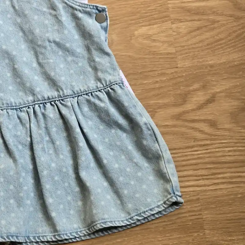 Conjunto de Overol de saya con blusa