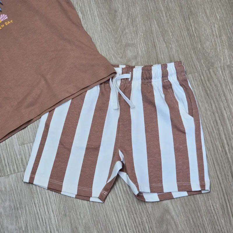 Conjunto de Palmera color Carmelita