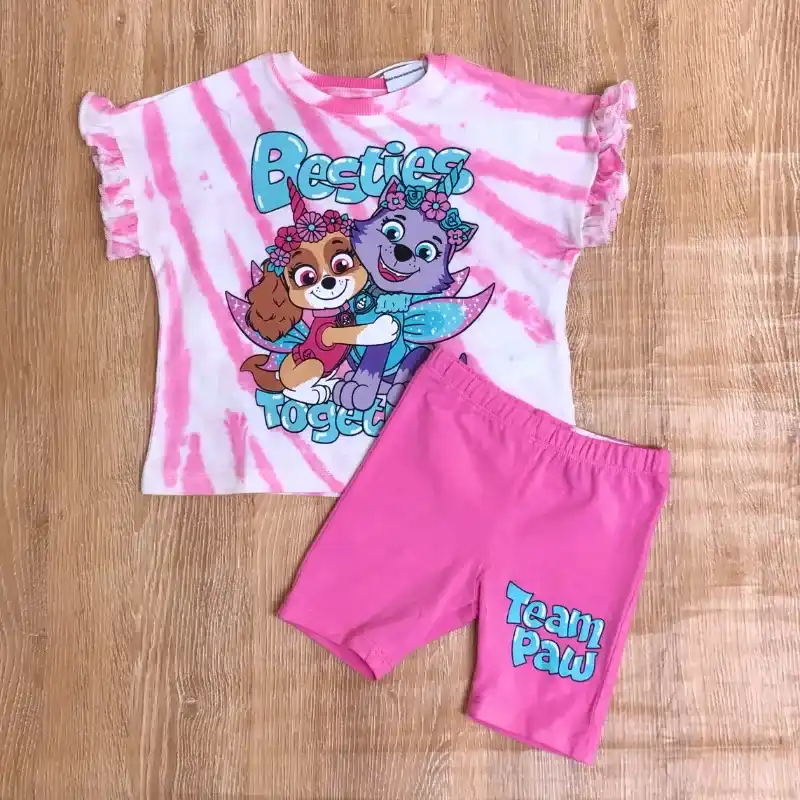 Conjunto de Paw Patrol color rosado