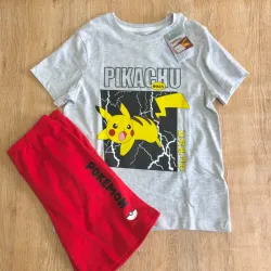 Conjunto de Pikachu color rojo 