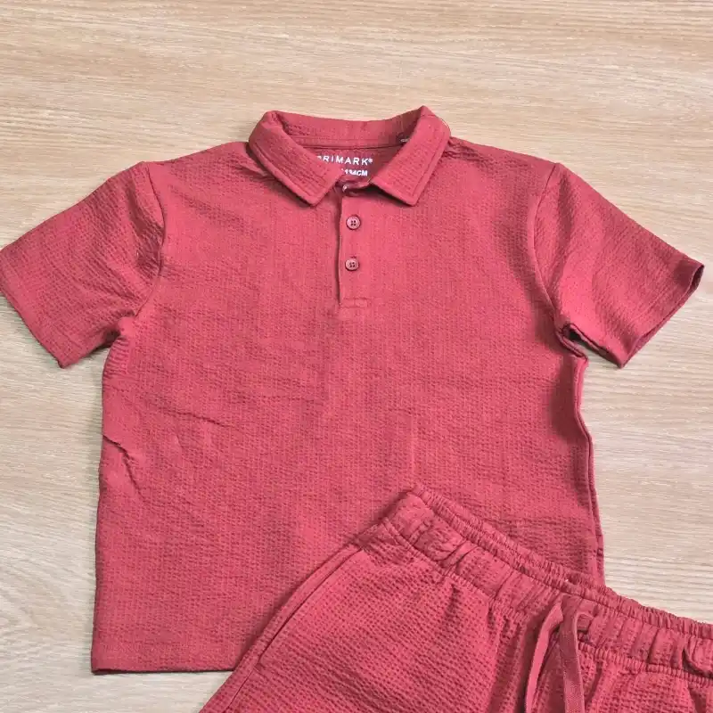 Conjunto de Polo color Carmelita