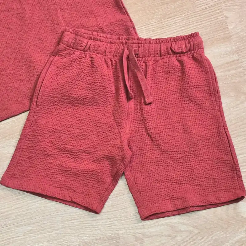 Conjunto de Polo color Carmelita