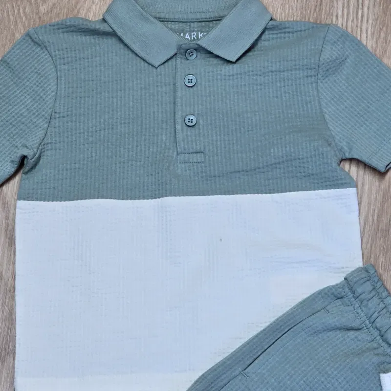 Conjunto de Polo color verde con Short
