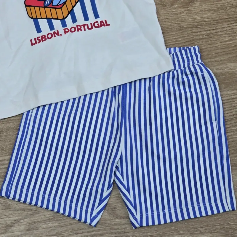 Conjunto de Sardines color azul y blanco