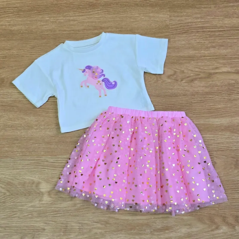 Conjunto de Saya Tul con Unicornio