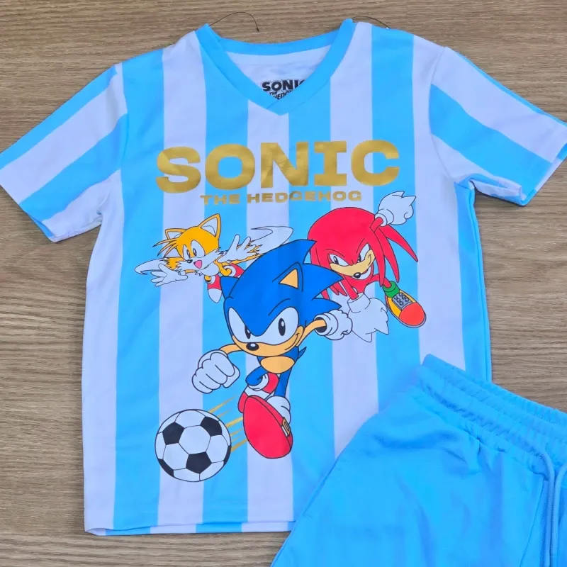 Conjunto de Sonic color azul