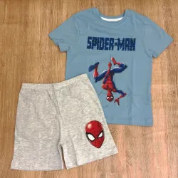 Conjunto de Spiderman pulóver color azul