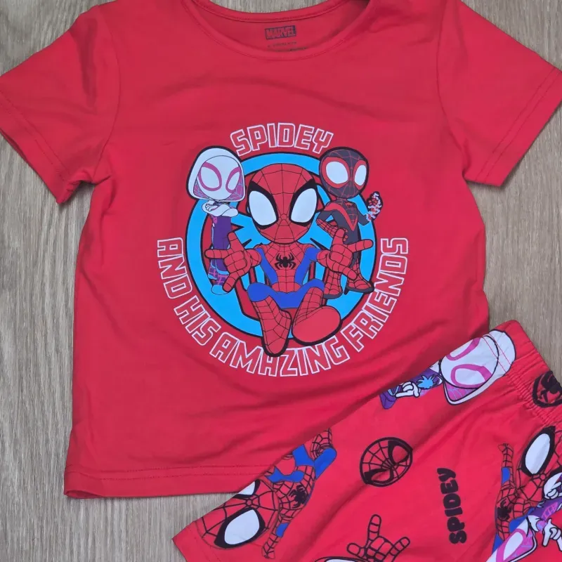 Conjunto de Spidey color Rojo