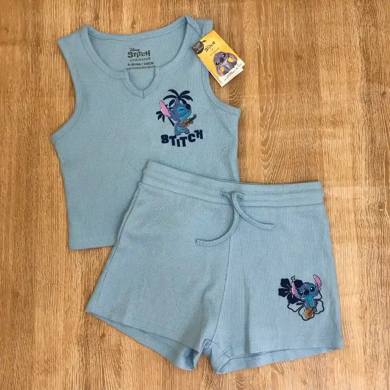 Conjunto de Stitch color azul 