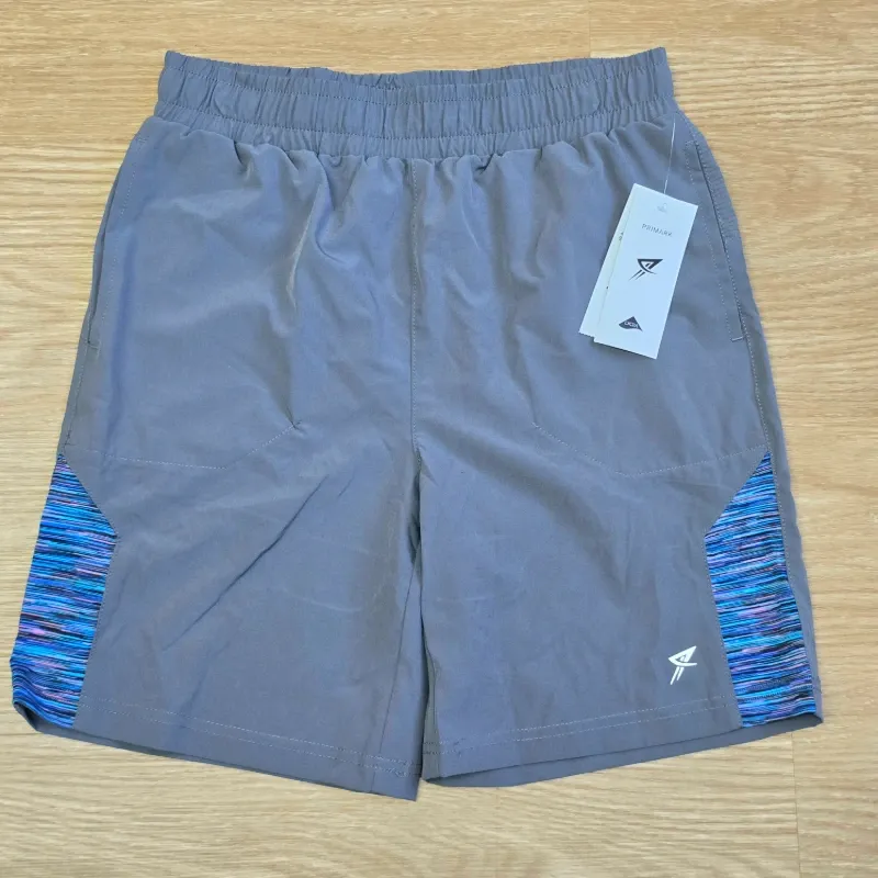 Conjunto Deportivo Short y Pulover gris y azul
