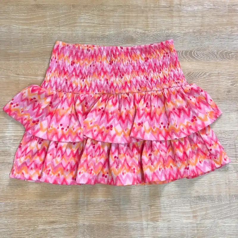 Conjunto Mango rosado y naranja 