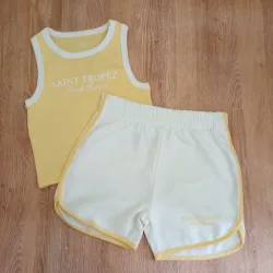 Conjunto "Saint Tropez" color amarillo 