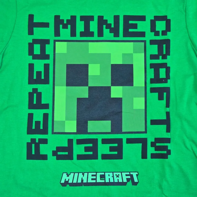 Conjunto Verde y Gris oscuro Minecraft