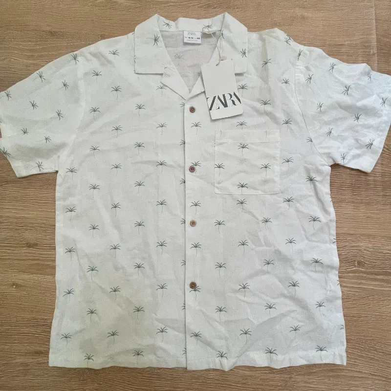 Conjunto Zara con palmeras 