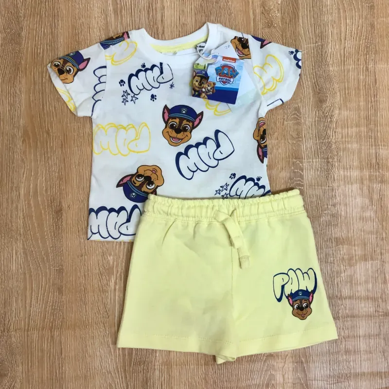 Conjuto de Paw Patrol color amarillo 