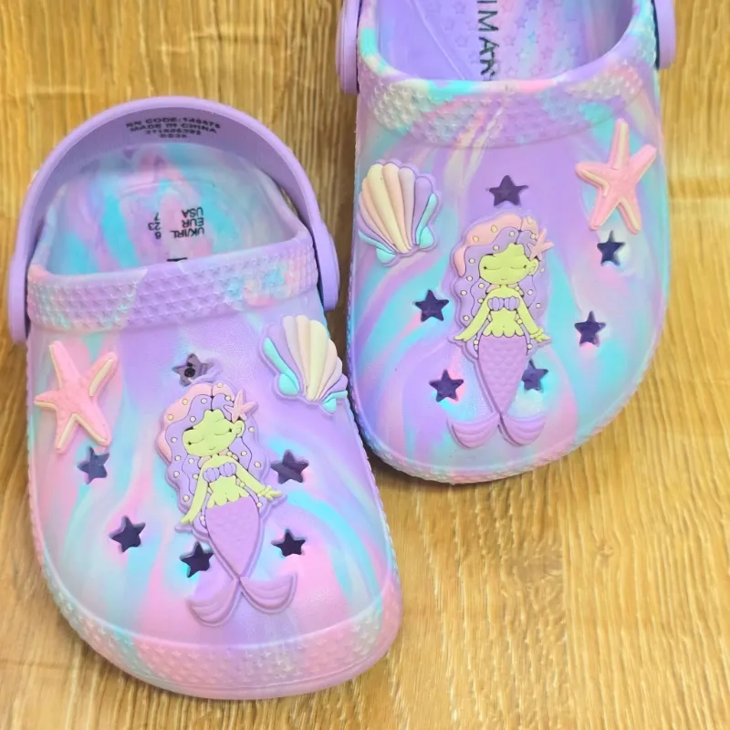 Crocs de Sirena color morados