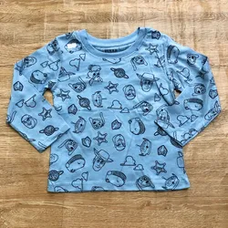 Enguatada azul con motivos de Toy Story 