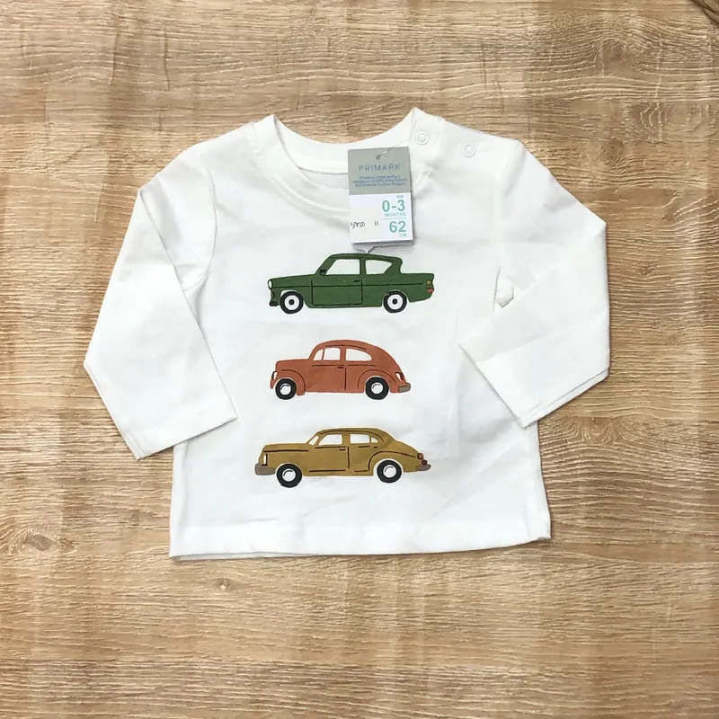 Enguatada con carritos color blanco 