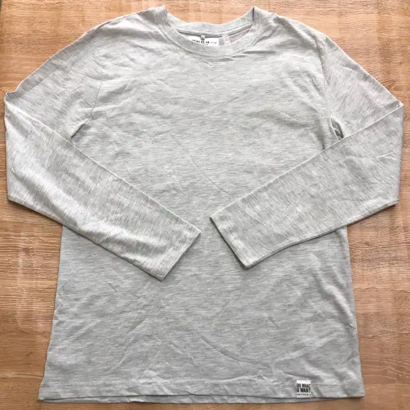 Enguatada de algodón color gris