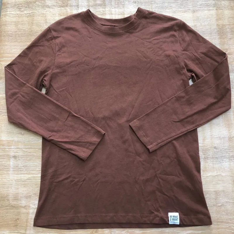 Enguatada de algodón color marrón 