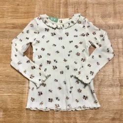 Enguatada de canalé de florecitas 