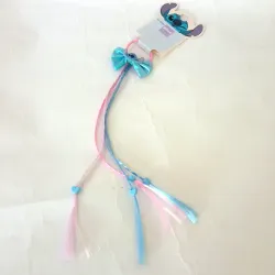 Felpa con trenzas y lazo de Stitch 