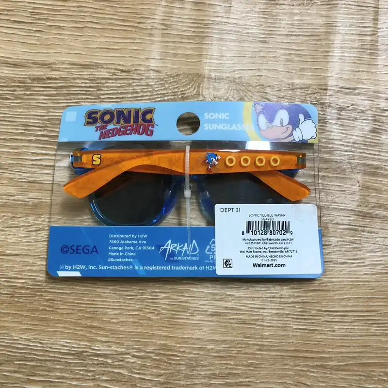 Gafas con Sonic color azul