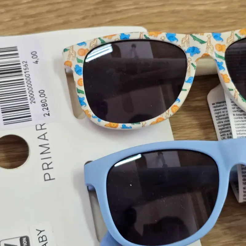 Gafas de animalitos y azules