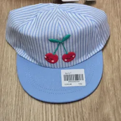 Gorra color azul con rallas de Cereza