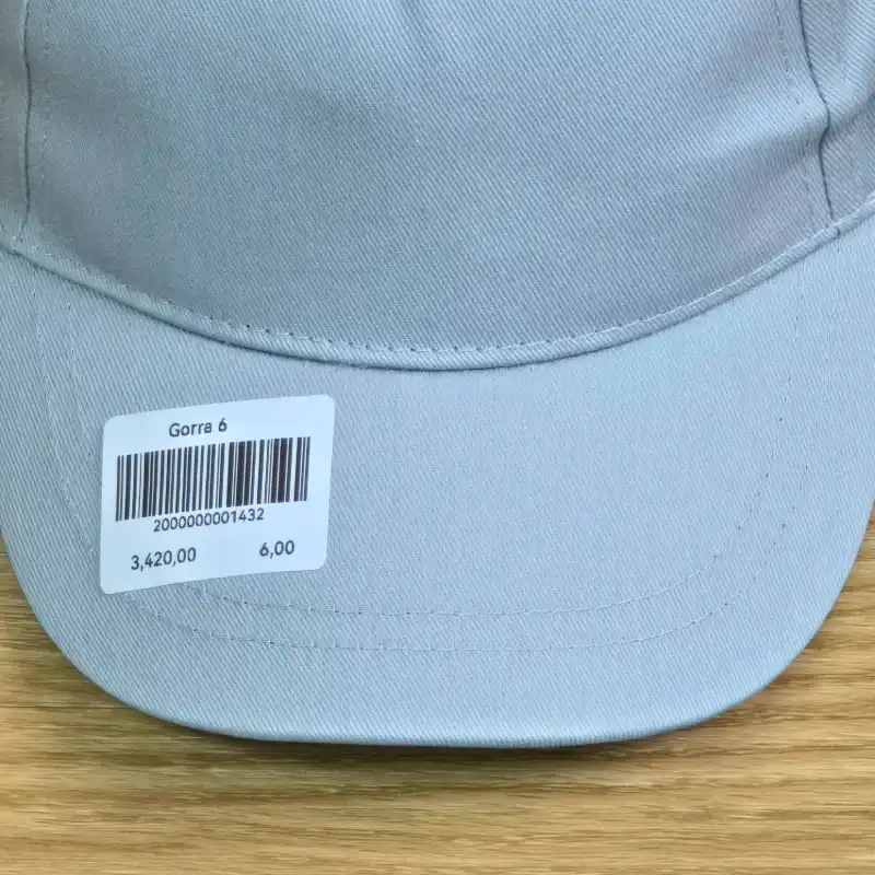 Gorra color gris