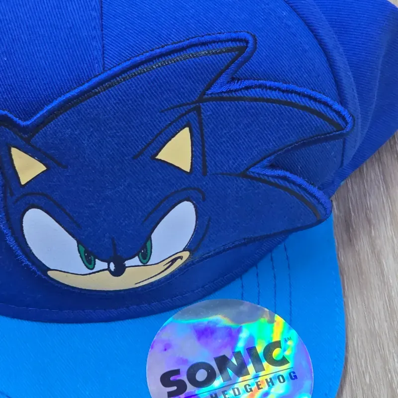 Gorra de Sonic color azul