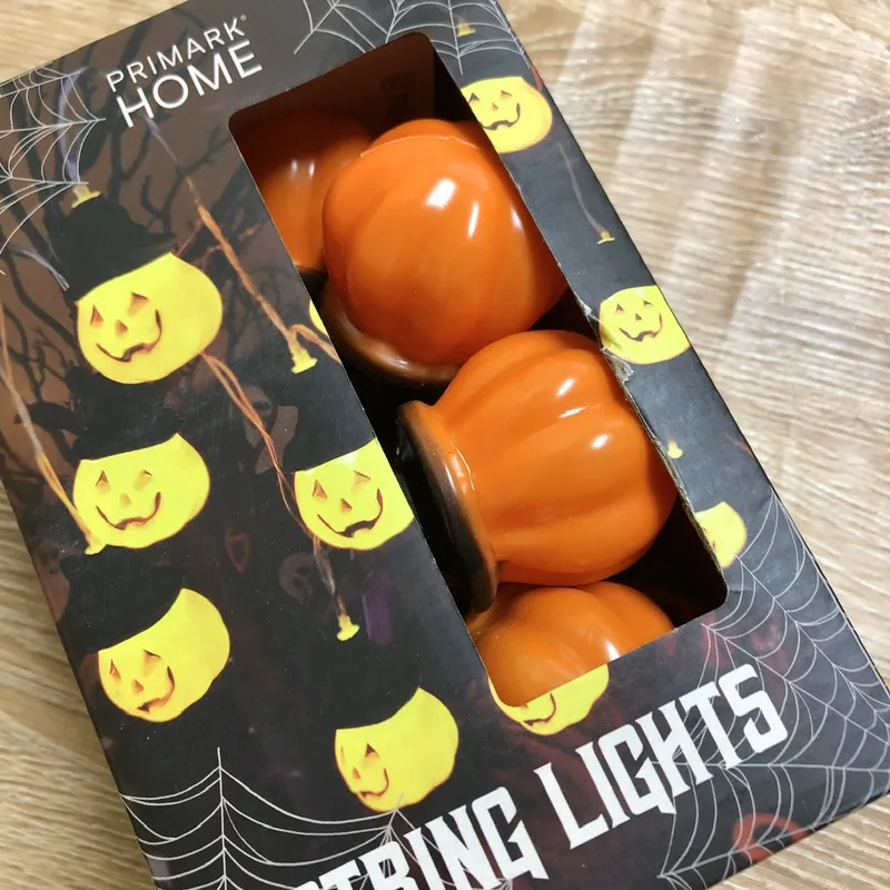 Guirnalda de luces con calabacitas