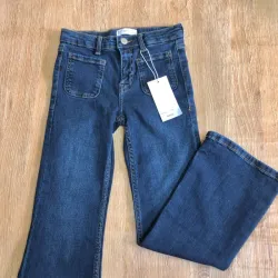 Jean Mango de patas anchas 