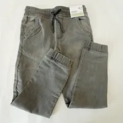 Jeans de mezclilla con cordón