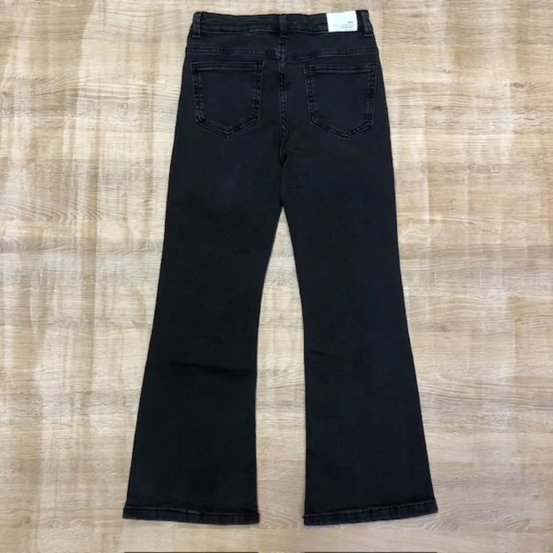 Jeans Flare Mango color negro