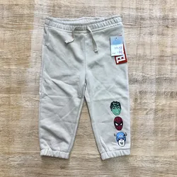 Jogger con Marvel color beige 