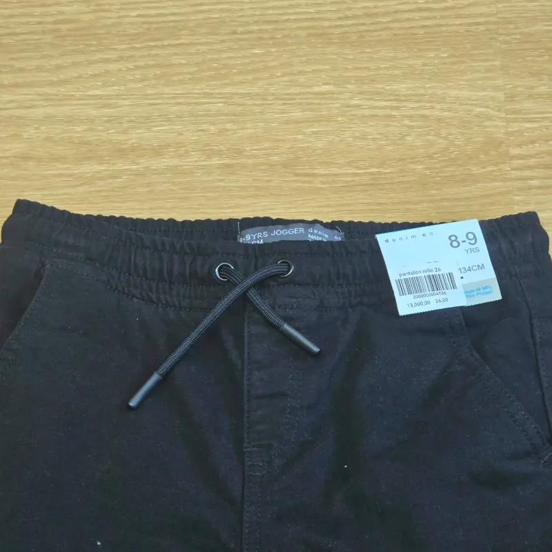 Jogger de mezclilla color negro