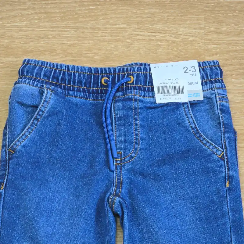 Jogger de mezclilla azul